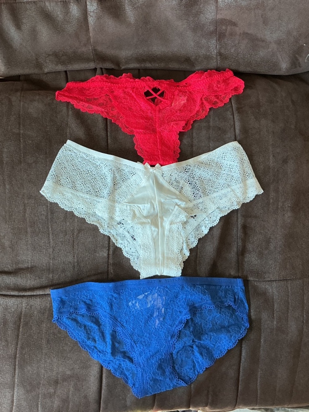 Victoria’s Secret Red, White, and Blue Panty Lot